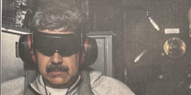 Maduro capturado: la primera foto que difundió Donald Trump