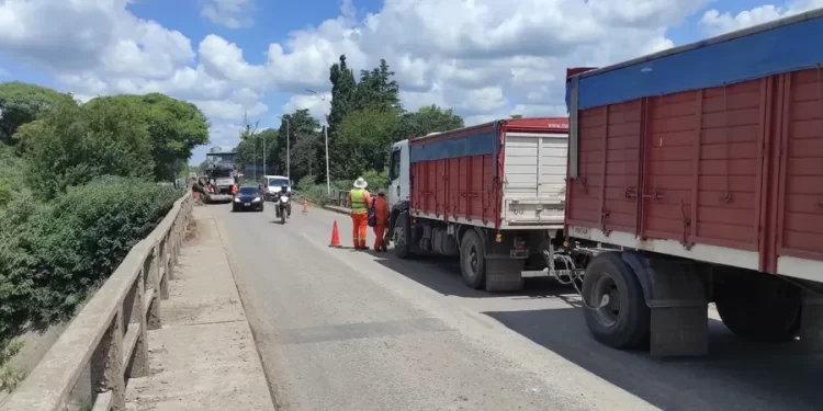 AVANZAN LOS TRABAJOS SOBRE RN 11 EN TIMBÚES