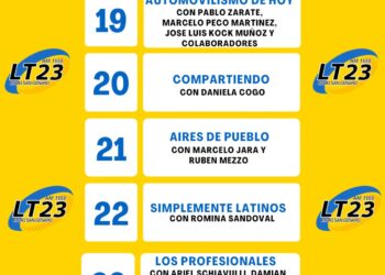 DESDE EL LUNES, NUEVA PROGRAMACIÓN PARA LA TARDECITA Y NOCHE DE RADIO SAN GENARO