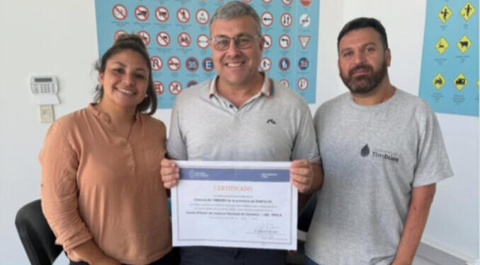 Timbúes recibió la habilitación para el funcionamiento como Centro Emisor de Licencias de Conducir.