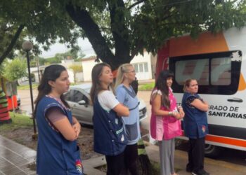 Capacitación de salud en Jardín de Infantes en Carlos Pellegrini