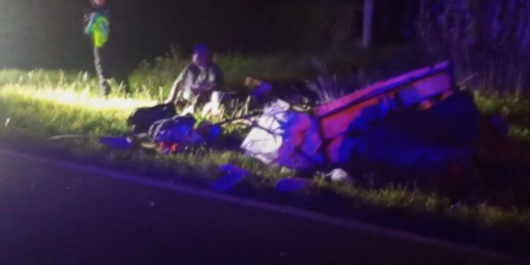 Iba caminando por la ruta 11 con un carro, y fue atropellado entre Monje y Maciel