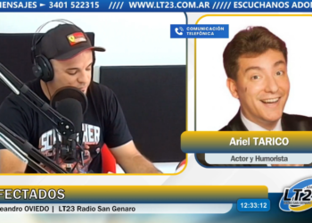 Ariel Tarico pasó por LT23: humor político, nuevas propuestas en radio y un repaso por su trayectoria
