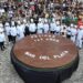 Mar del Plata celebró sus 152 años con un alfajor gigante de 720 kilos
