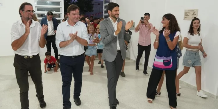 El Gobernador Maximiliano Pullaro inauguró el nuevo edificio del Jardín Nº 389 en San Martín de las Escobas