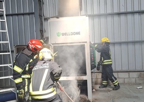 Incendio en empresa de Armstrong: no hubo heridos