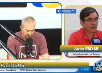 Javier Meyer destaca obras y gestión en Las Rosas