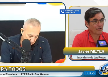 Javier Meyer destacó la eficiencia y organización de la maestranza municipal de Las Rosas