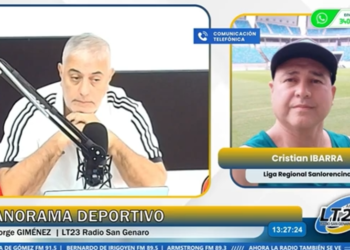 Cristian Ibarra actualizó sobre la Liga Regional Sanlorencina en Panorama Deportivo