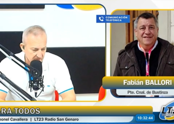 Fabián Ballori: “Trabajamos para que la gente se desarrolle y tenga oportunidades en Bustinza”