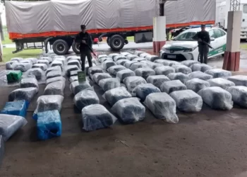 Interceptan casi dos toneladas de hojas de coca en el peaje de Aldao