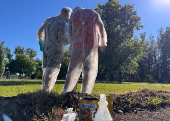 Conducción irresponsable: jóvenes infractores empezaron a cumplir trabajos comunitarios en San Jorge