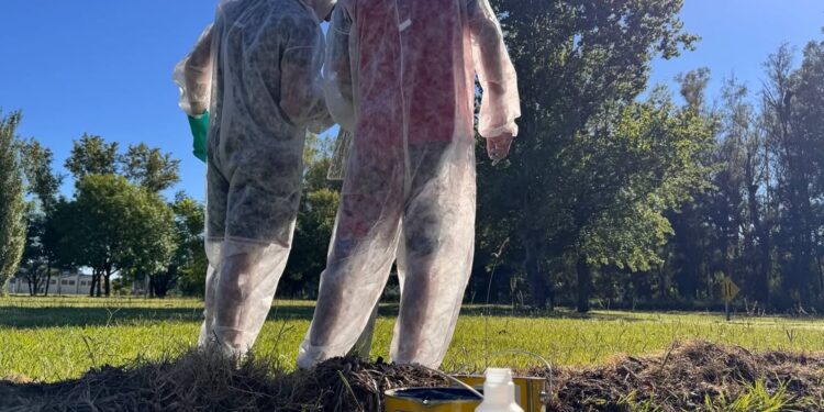 Conducción irresponsable: jóvenes infractores empezaron a cumplir trabajos comunitarios en San Jorge