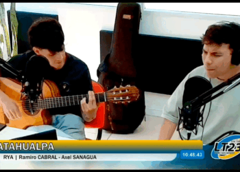 Ría llevó su música y emoción a LT23 en una mañana a puro folklore