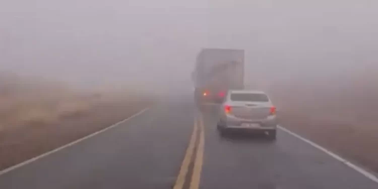 Se registran bancos de niebla en las rutas y accesos de la región