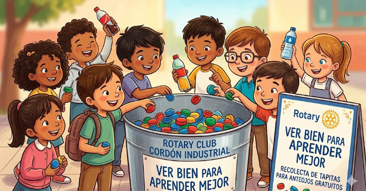 “Tapitas que cambian vidas”: lanzan campaña para mejorar la visión infantil