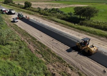 Avanzan las obras de bacheo en rutas provinciales de Santa Fe con un 90 % de ejecución