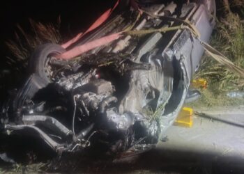 Las Parejas: vuelco en Ruta 178 sin heridos