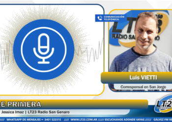 Luis Vietti informó desde San Jorge: solidaridad, educación y celebraciones en agenda