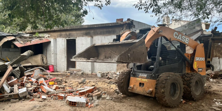 Demuelen en Las Parejas el primer búnker narco del departamento Belgrano