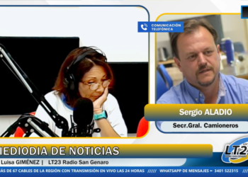 Aladio advirtió por la saturación de camiones en puertos y destacó la necesidad de ordenar el tránsito
