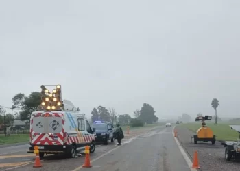 Corte total en ruta 34 por colapso de alcantarilla en Lehmann