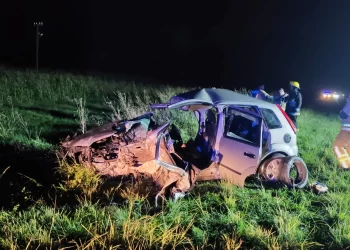 Fuerte choque en ruta provincial 6 en Inriville