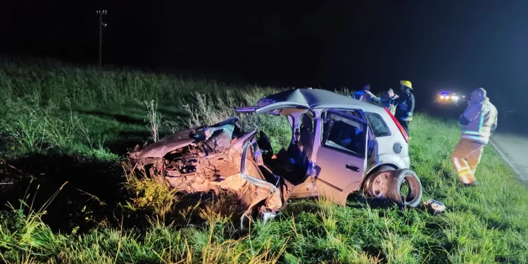 Fuerte choque en ruta provincial 6 en Inriville