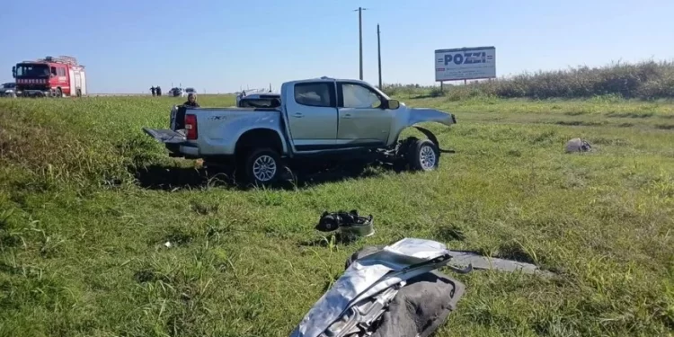 Tragedia en Ruta 34: cuatro muertos tras un choque frontal cerca de Cañada Rosquín