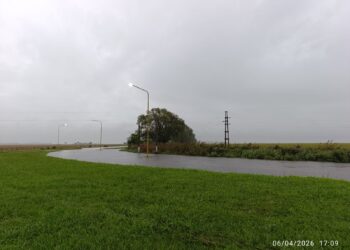 Precaución en rutas de la región por presencia de agua en calzada