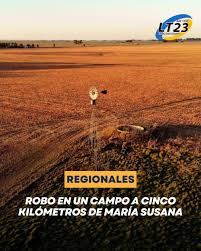 Robo en un campo cercano a María Susana: se llevaron armas y ofrecen recompensa