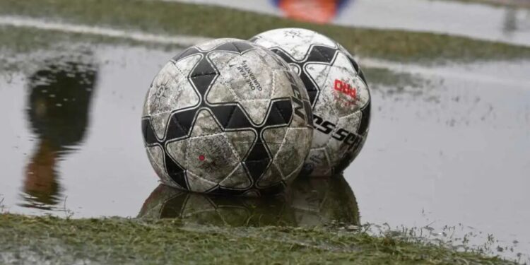 Sin fútbol en la región por las intensas lluvias