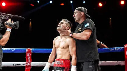 Miel Fajardo noqueó a Tobías Reyes en el primer round y quedó a un paso del título mundial FIB