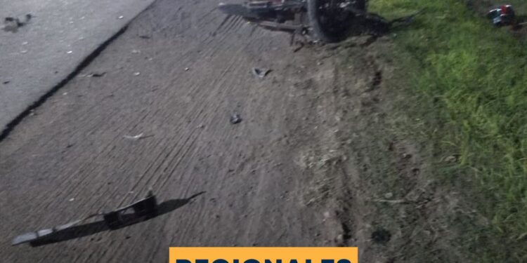 Tragedia en San Fabián: un motociclista murió en un choque en Ruta 11