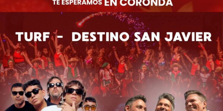 Turf y Destino San Javier serán los shows centrales de la 67° Fiesta Nacional de la Frutilla en Coronda