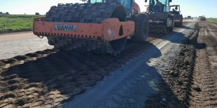 Avanza la repavimentación integral de la Ruta 41s en el departamento San Jerónimo