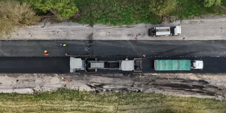 Avanza la reconstrucción de la Ruta 25 entre Ricardone y San Lorenzo