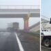 Barrancas: un camión chocó contra el guardarraíl en la autopista y hubo demoras durante varias horas