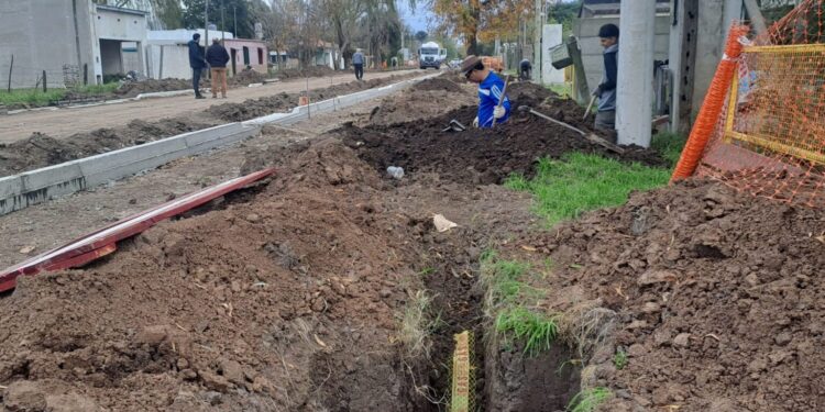 El Trébol avanza con la ampliación de la red de gas natural