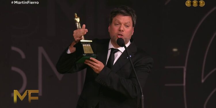 Guido Kaczka ganó el Martín Fierro de Oro y emocionó con su discurso: “La televisión es mi vida”