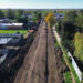 Avanzan obras de pavimentación y saneamiento en El Trébol