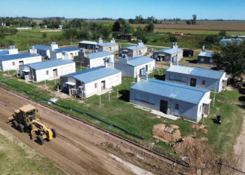 Abren inscripción para 27 viviendas en San Jorge con obra al 90% de avance