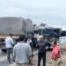 Choque frontal entre dos camiones interrumpe la ruta 33 a la altura de Chabás