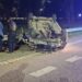 Un automovilista volcó en Circunvalación y sufrió un traumatismo de cráneo