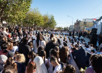 Timbúes vivió una emotiva jornada por el Día de la Bandera con la promesa de lealtad de alumnos de cuarto grado