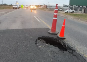 Corte total en la Ruta Nacional 34 entre Arrufó y Ceres por una falla en una alcantarilla