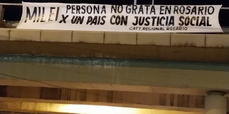 Trabajadores del transporte declaran a Milei “persona no grata” ante su visita a Rosario