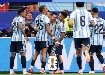 Argentina le ganó a Austria en Dallas y clasificó a los 16avos de final del Mundial