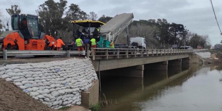 A casi un año de su clausura, avanza la reapertura del puente de la Ruta 9 entre Carcarañá y Correa
